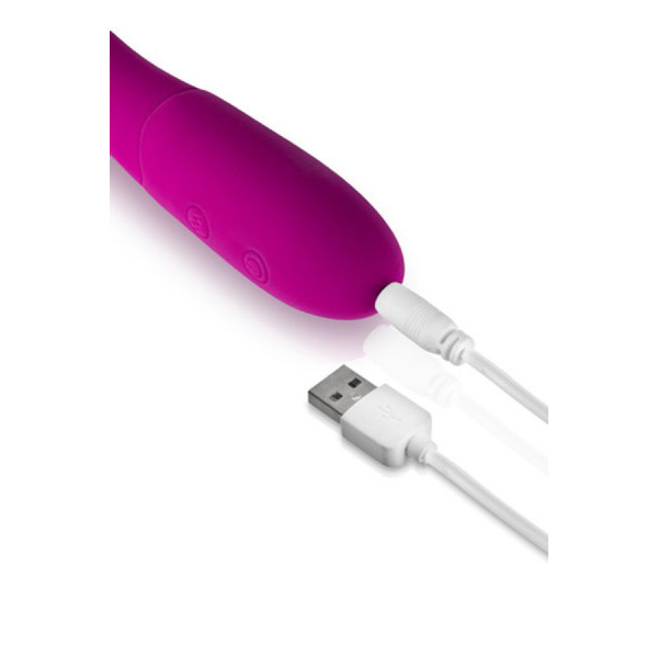 Vibromasseur rabbit Bess rose USB point G 10 programmes 